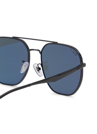 Detail View - Click To Enlarge - RAY-BAN - Metal Geometric Sunglasses
