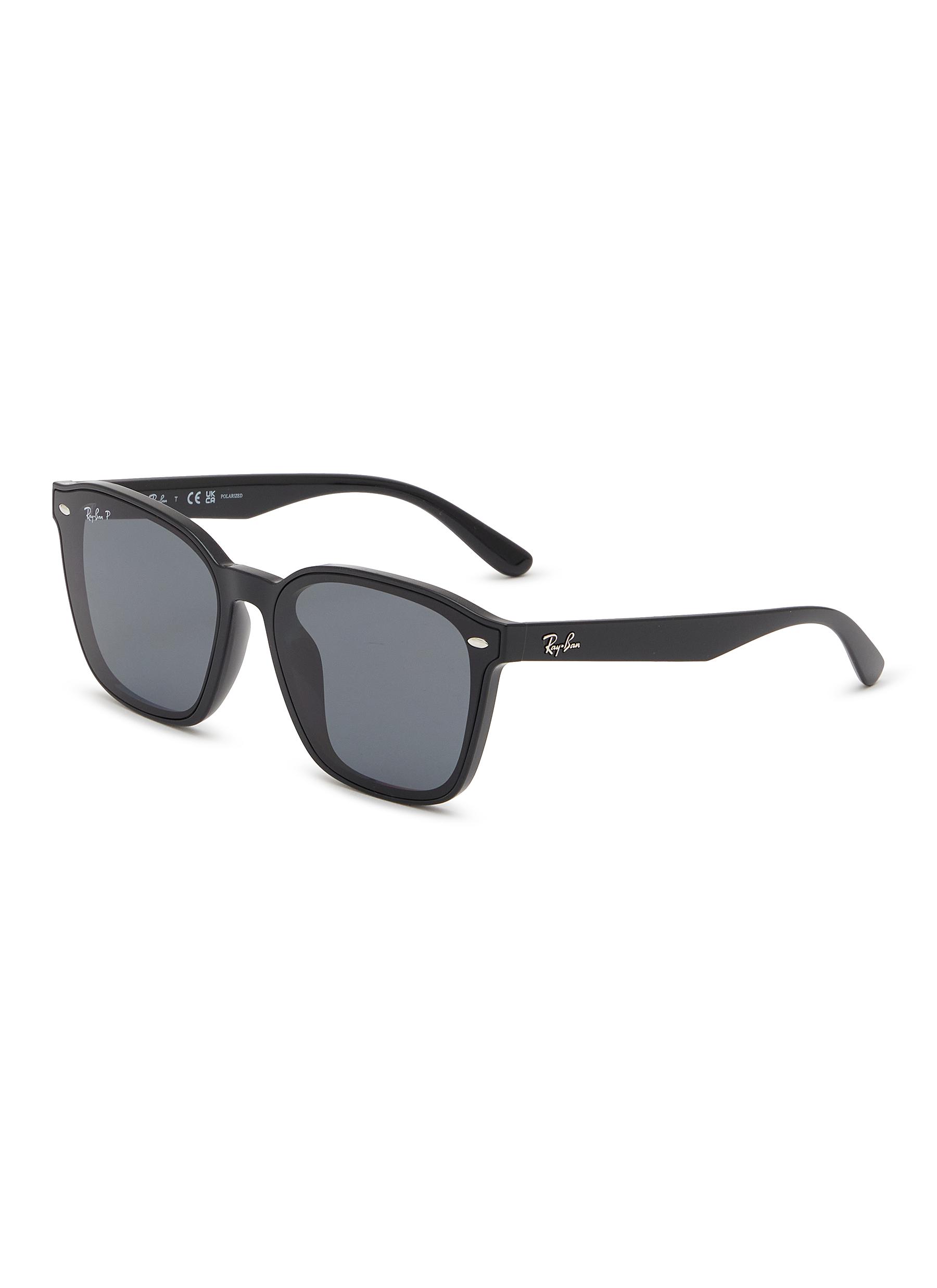 RAY BAN Acetate Square Sunglasses Men Lane Crawford