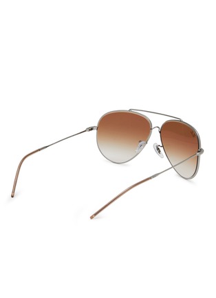 Figure View - Click To Enlarge - RAY-BAN - Metal Aviator Sunglasses
