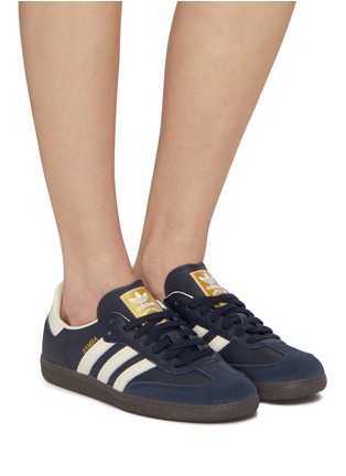 Figure View - Click To Enlarge - ADIDAS - Samba OG Gum Sole Leather Sneakers