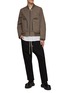 Figure View - Click To Enlarge - RICK OWENS  - Drawstring Low Crotch Pants