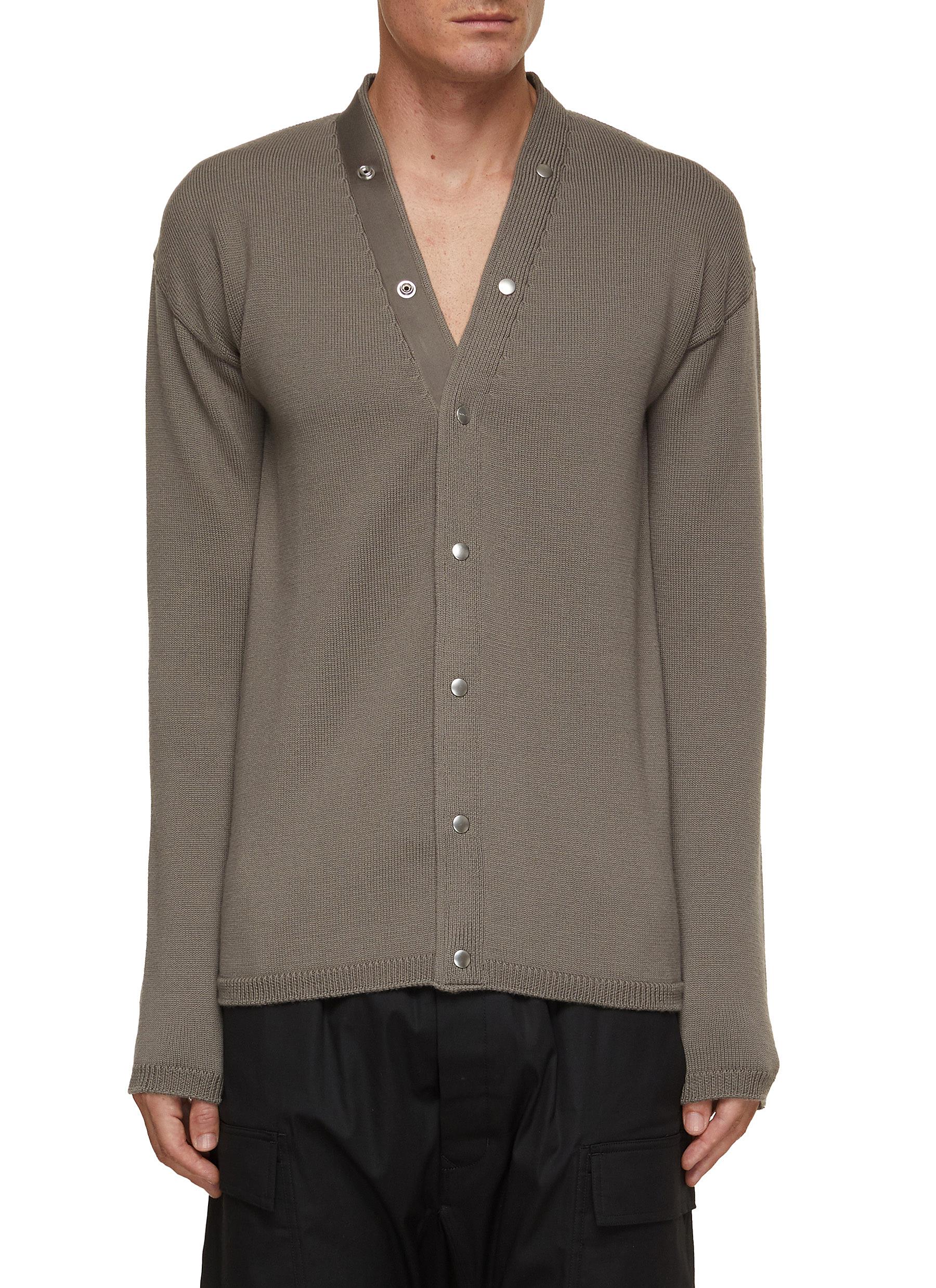 RICK OWENS | Peter Button Shawl Cardigan | Men | Lane Crawford