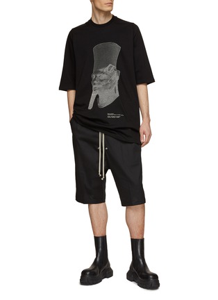 Figure View - Click To Enlarge - RICK OWENS  - Ron Head Jumbo T-Shirt