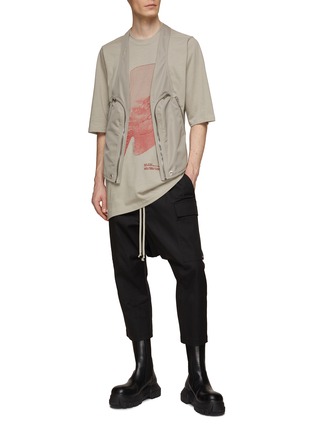 Figure View - Click To Enlarge - RICK OWENS  - Ron Head Jumbo T-Shirt