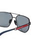 Detail View - Click To Enlarge - PRADA - Metal Geometric Sunglasses