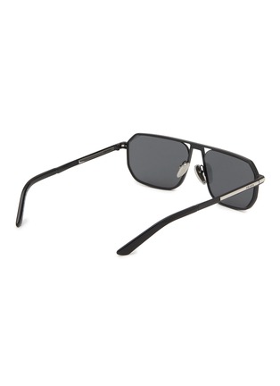 Figure View - Click To Enlarge - PRADA - Metal Pillow Sunglasses