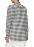 Back View - Click To Enlarge - THOM BROWNE  - Easy Fit Exaggerated Point Collar Check Shirt