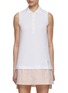Main View - Click To Enlarge - THOM BROWNE  - Pleated Bottom Polo Dress