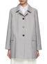 Main View - Click To Enlarge - THOM BROWNE  - Check Box Pleat Coat