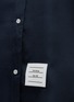  - THOM BROWNE - Tonal 4 Bar Silk Blend Shirt