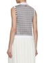 Back View - Click To Enlarge - THOM BROWNE  - 4 Bar Sleeveless Check Polo