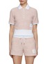 Main View - Click To Enlarge - THOM BROWNE  - Shrunken Short Sleeve Polo