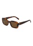 Main View - Click To Enlarge - SAINT LAURENT - Tortoiseshel-effect Acetate Rectangle Sunglasses