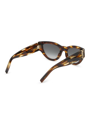 Figure View - Click To Enlarge - SAINT LAURENT - Tortoiseshel-effect Acetate Round Sunglasses