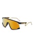 Main View - Click To Enlarge - OAKLEY - BXTR Metal Rectangle Sunglasses