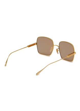 Figure View - Click To Enlarge - GUCCI - Logo Metal Sunglasses