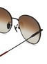 Detail View - Click To Enlarge - GUCCI - Metal Round Sunglasses