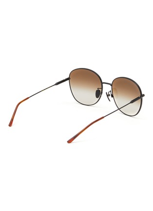 Figure View - Click To Enlarge - GUCCI - Metal Round Sunglasses