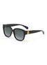 Main View - Click To Enlarge - GUCCI - Logo Acetate Round Sunglasses