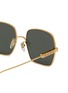 Detail View - Click To Enlarge - GUCCI - Metal Square Sunglasses
