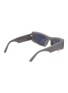 Figure View - Click To Enlarge - BALENCIAGA - Logo Rectangle Cat Eye Sunglasses