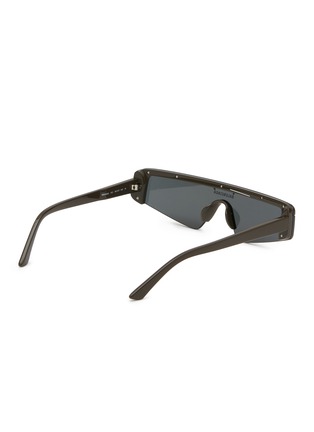 Figure View - Click To Enlarge - BALENCIAGA - Logo Rectangle Sunglasses