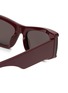 Detail View - Click To Enlarge - BALENCIAGA - Logo Rectangle Cat Eye Sunglasses