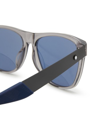 Detail View - Click To Enlarge - MONTBLANC - Acetate Round Sunglasses