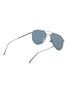 Figure View - Click To Enlarge - MONTBLANC - Silver-Toned Metal Round Sunglasses