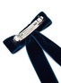 Detail View - Click To Enlarge - JENNIFER BEHR - Velvet Bow Barrette — Prussian