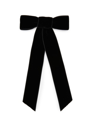 Main View - Click To Enlarge - JENNIFER BEHR - Velvet Bow Barrette — Black