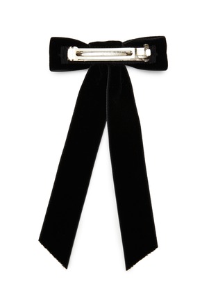 Figure View - Click To Enlarge - JENNIFER BEHR - Velvet Bow Barrette — Black
