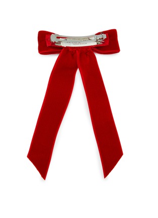 Figure View - Click To Enlarge - JENNIFER BEHR - Velvet Bow Barrette — Rouge