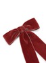 Detail View - Click To Enlarge - JENNIFER BEHR - Wide Velvet Bow Barrette — Antique Rose