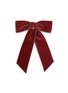 Main View - Click To Enlarge - JENNIFER BEHR - Wide Velvet Bow Barrette — Antique Rose
