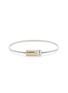 Main View - Click To Enlarge - LE GRAMME - 7g Polished Sterling Silver 18K Gold Cable Bracelet