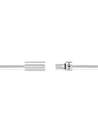 Detail View - Click To Enlarge - LE GRAMME - 7g Polished Sterling Silver Diamond Cable Bracelet