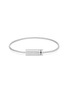 Main View - Click To Enlarge - LE GRAMME - 7g Polished Sterling Silver Diamond Cable Bracelet