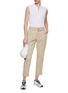 Figure View - Click To Enlarge - BOGNER - Cate Belted Straight Leg Pants