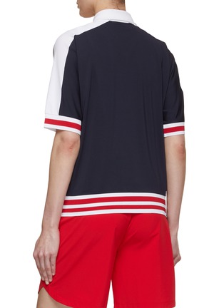 Back View - Click To Enlarge - BOGNER - Amelia Contrast Trim Polo Shirt