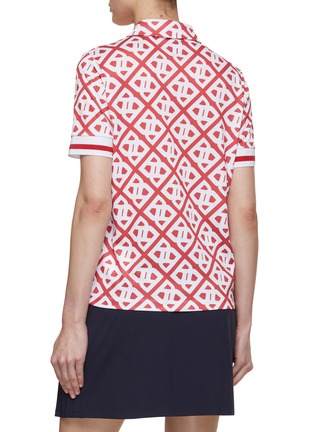 Back View - Click To Enlarge - BOGNER - Calysa All-Over Print Polo Shirt