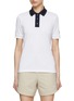 Main View - Click To Enlarge - BOGNER - Carole Ruff Collar Polo Shirt