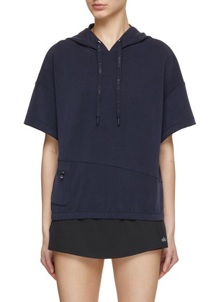 Main View - Click To Enlarge - BOGNER - Lucia Short Sleeved Sweat Hoodie