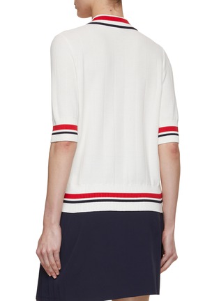 Back View - Click To Enlarge - BOGNER - Lennie Knitted Polo Shirt
