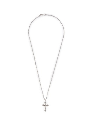Main View - Click To Enlarge - EMANUELE BICOCCHI - Small Avelli Sterling Silver Cross Necklace