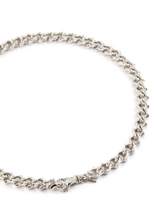 Detail View - Click To Enlarge - EMANUELE BICOCCHI - Arabesque Sterling Silver Sharp Link Chain