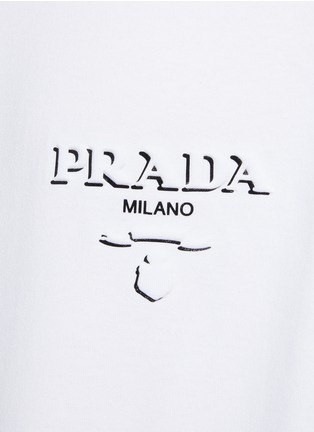  - PRADA - Logo Cotton T-Shirt