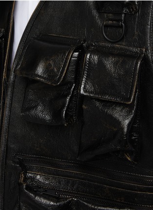  - PRADA - Multi Utility Pocket Leather Vest