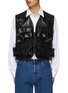 Main View - Click To Enlarge - PRADA - Multi Utility Pocket Leather Vest