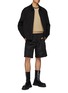Figure View - Click To Enlarge - PRADA - Contrast Hem And Collar Superfine Sweater